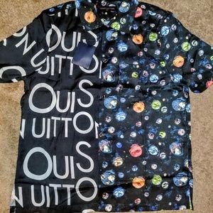 SS19 fashion men's shirt silk NWT